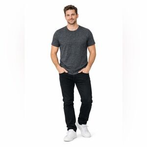 Buck Mason Classic Charcoal Gray Short Sleeve Shirt